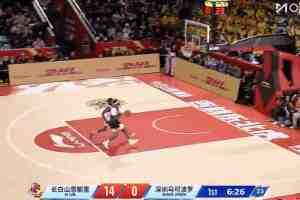 没有小孩儿哥很难受!深圳开局3分多钟一分未得 被吉林轰16-0
